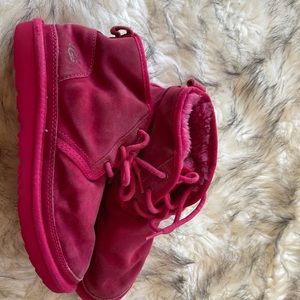 Ugg hot pink booties